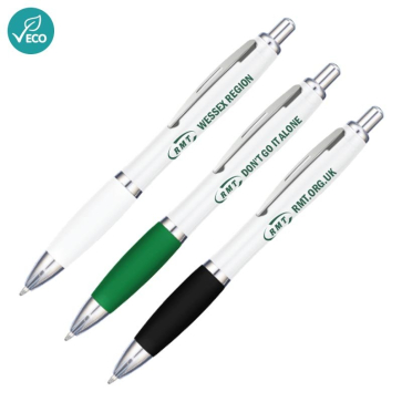 Recycled Ballpen with Coloured Grip