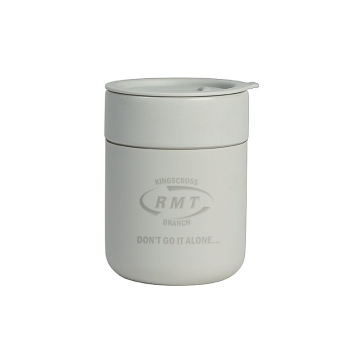 Ceramic and Silicone Mug with Lid 295ml