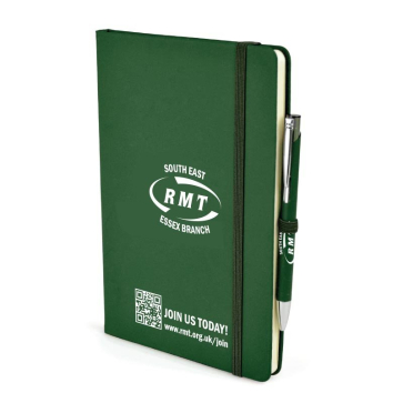 A5 Colour Matched Notebook and Pen