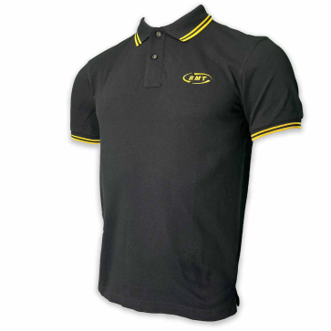 Black Twin-Tipped Polo Shirt