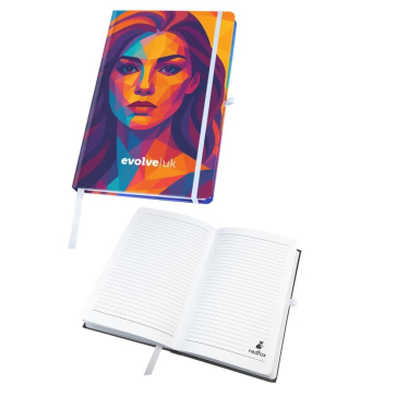 Full Colour Notebook with Bespoke Sheets (approx A5)