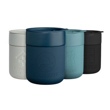 Ceramic and Silicone Mug with Lid 295ml