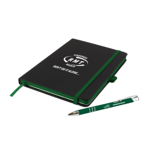 Edge Coloured Notebook and Pen Set A5