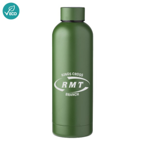 Recycled Stainless Steel 500ml Bottle (Personalised)