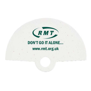 Seeded Paper Hand Fan