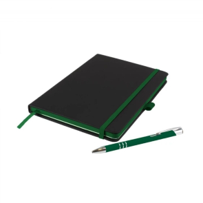 Edge Coloured Notebook and Pen Set A5